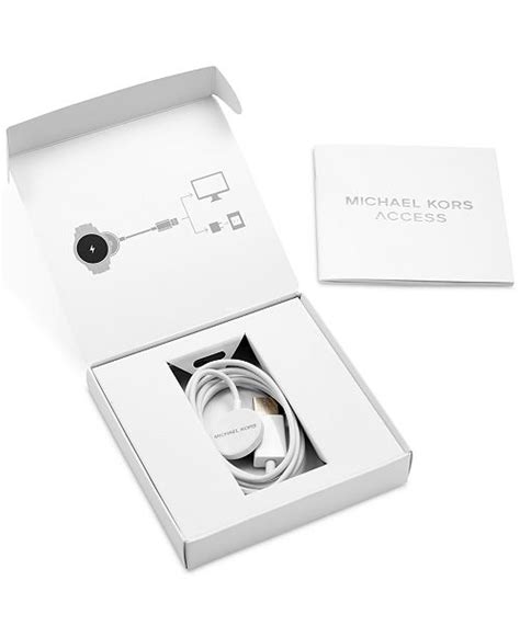 michael kors smart watch charger|michael kors bradshaw smartwatch charger.